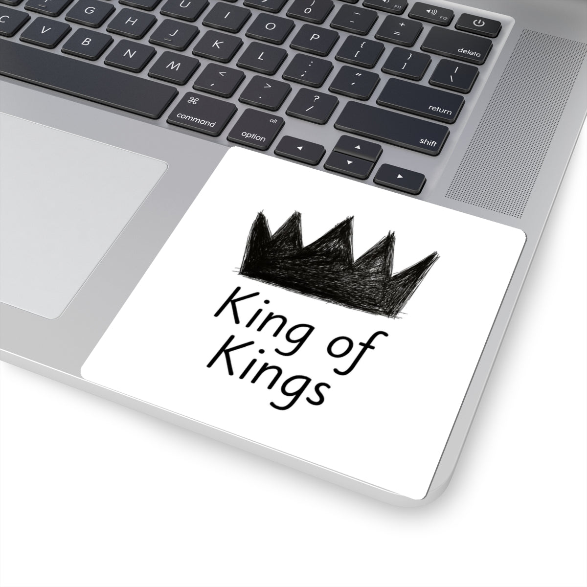 Crown Sticker Set | King of Kings | Laptop Decor, Planner Accessories, Gift for Him, Faith-Based Stickers, Wall Art