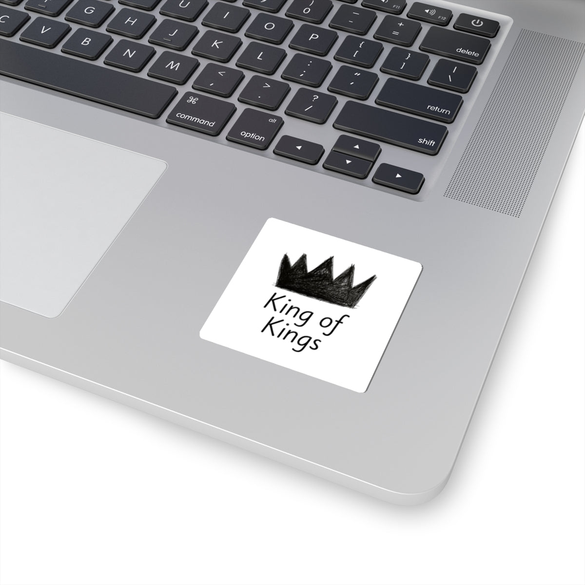 Crown Sticker Set | King of Kings | Laptop Decor, Planner Accessories, Gift for Him, Faith-Based Stickers, Wall Art