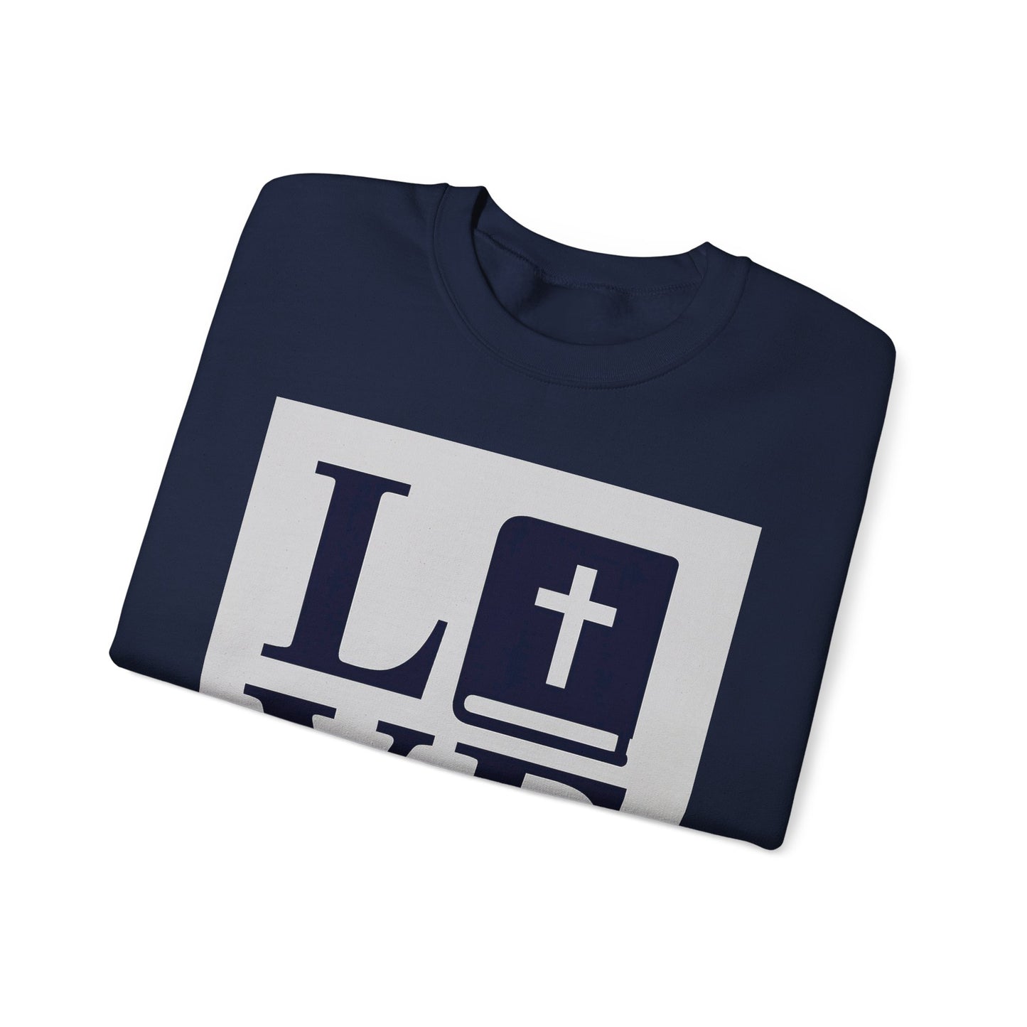 Faith-Inspired Love Crewneck Sweatshirt, Inspirational Gift for Him & Her, Cozy Religious Apparel, Perfect for Church & Special Occasions