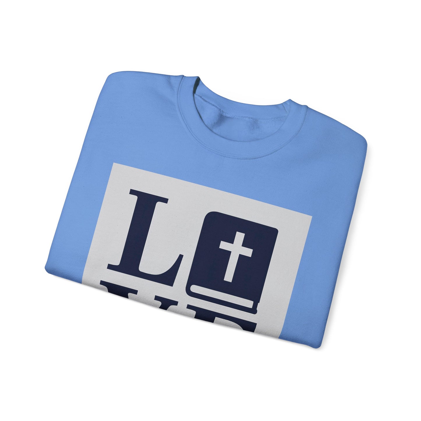 Faith-Inspired Love Crewneck Sweatshirt, Inspirational Gift for Him & Her, Cozy Religious Apparel, Perfect for Church & Special Occasions