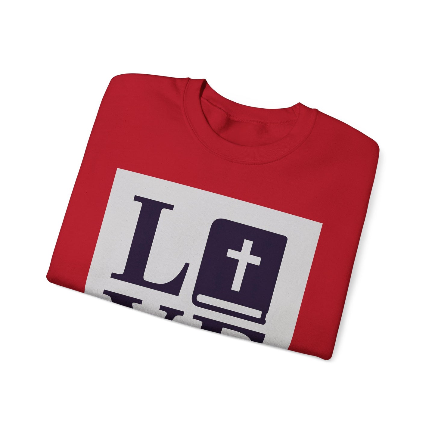 Faith-Inspired Love Crewneck Sweatshirt, Inspirational Gift for Him & Her, Cozy Religious Apparel, Perfect for Church & Special Occasions