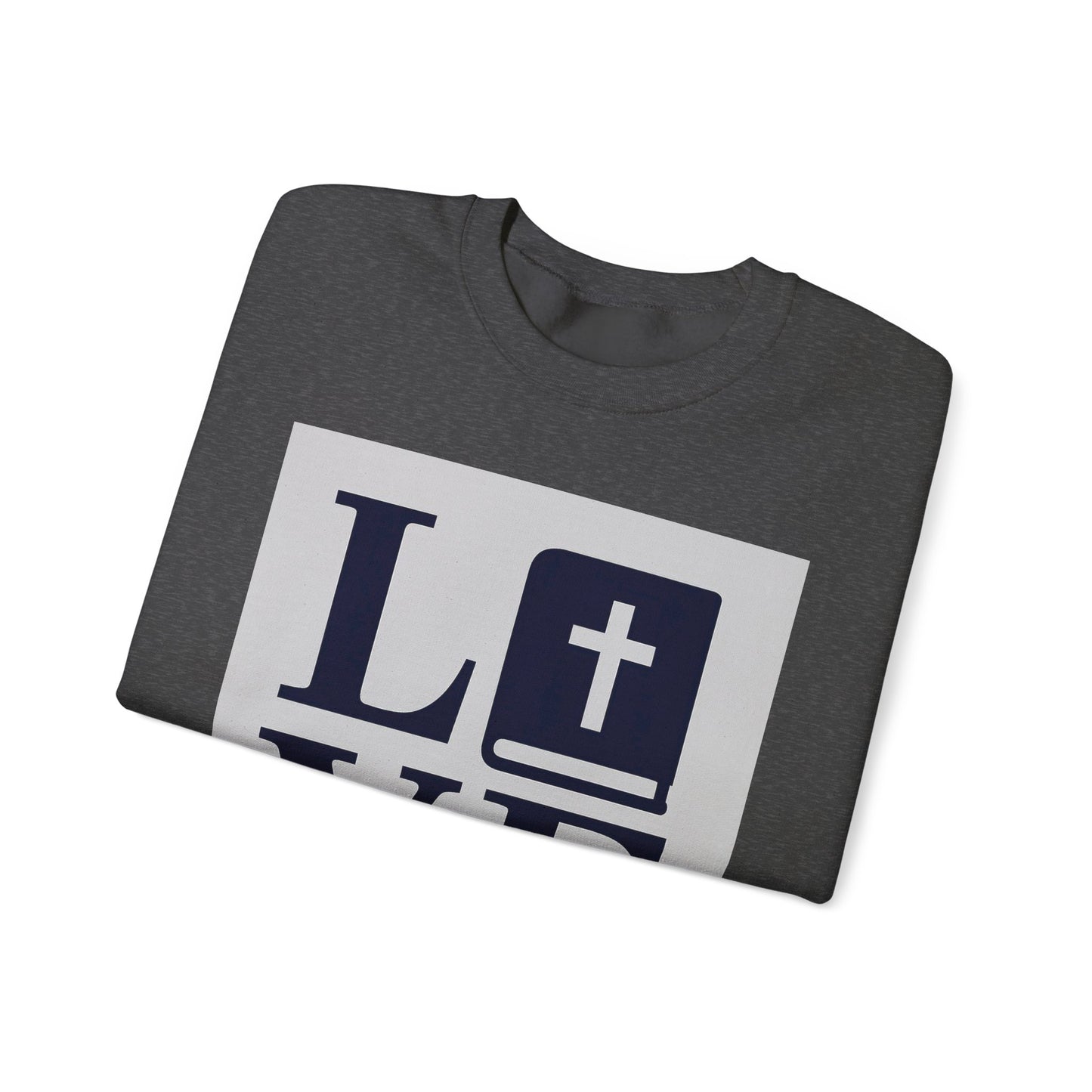 Faith-Inspired Love Crewneck Sweatshirt, Inspirational Gift for Him & Her, Cozy Religious Apparel, Perfect for Church & Special Occasions