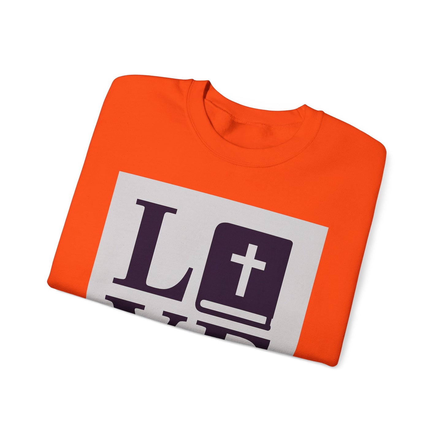 Faith-Inspired Love Crewneck Sweatshirt, Inspirational Gift for Him & Her, Cozy Religious Apparel, Perfect for Church & Special Occasions